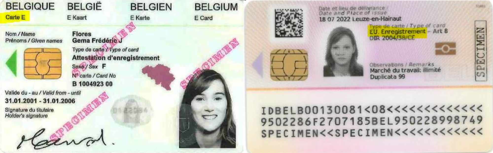 carte EU